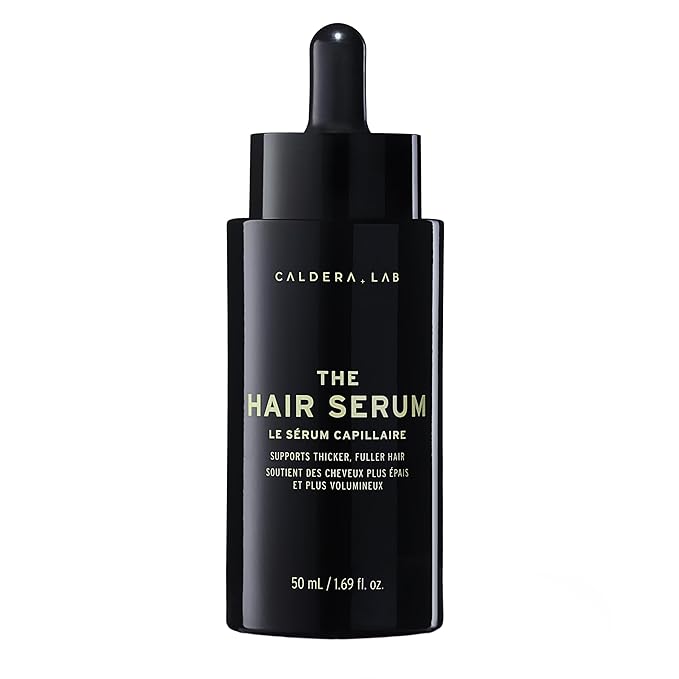 Caldera + Lab The Hair Serum | Men’s Thickening Serum for Thinning & Receding Hair, Supports Fuller & Stronger-Looking Hair, Dermatologically Tested - All Hair Types-Velvo Beauty