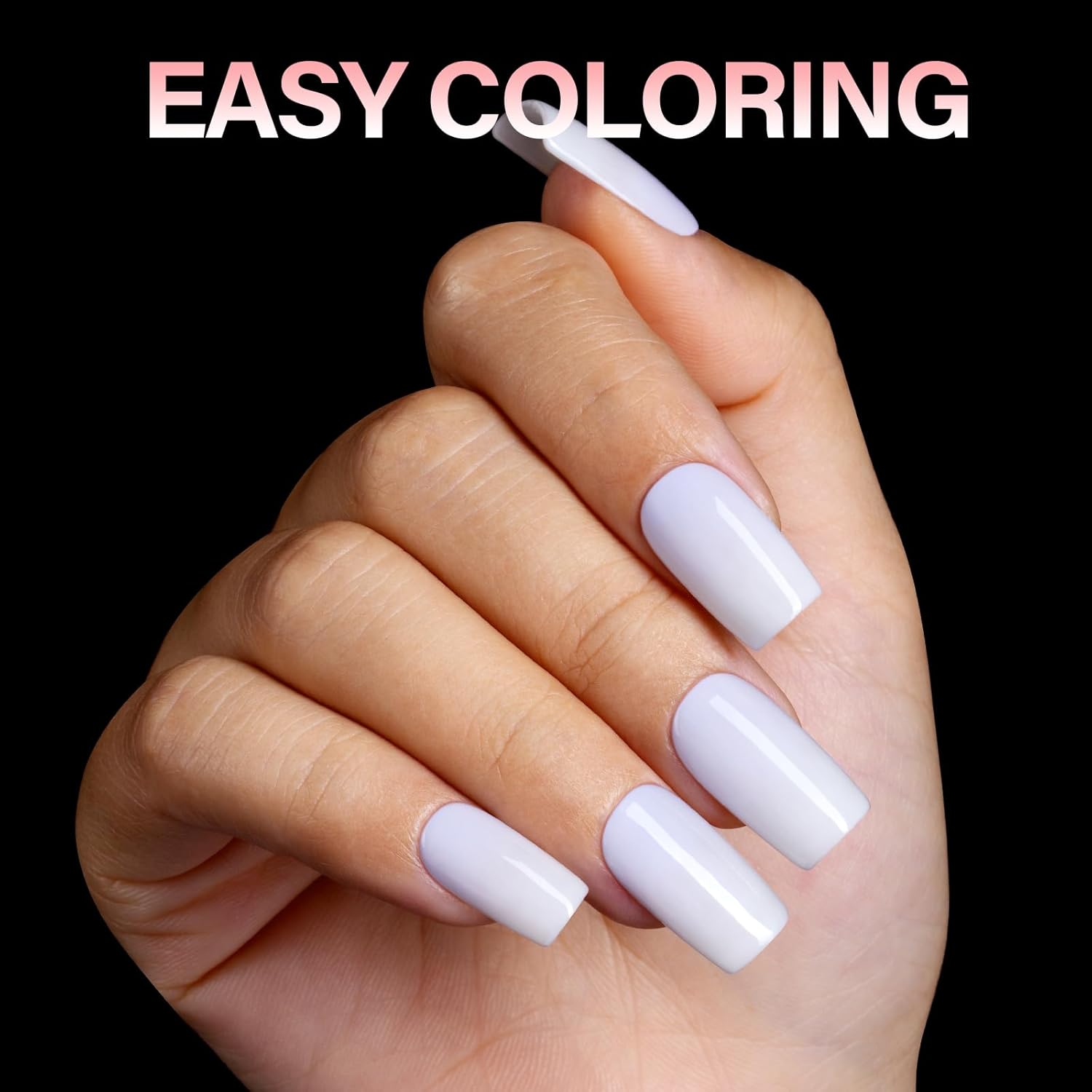 AILLSA Medium Square Fake Nail Tips 240Pcs Square Press on Nails Pre-Shaped Gelly Nail Tips, Half Matte Full Cover Clear Acrylic Gel Kit for Nail Extension Salon DIY at Home 8 Sizes False Tips-Velvo Beauty