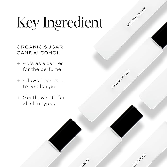 Dime Beauty Perfume Malibu Night, 0.34 oz / 10 ml - Light and Floral Musk Scent, Hypoallergenic, Clean Perfume, Eau de Toilette For Women-Velvo Beauty