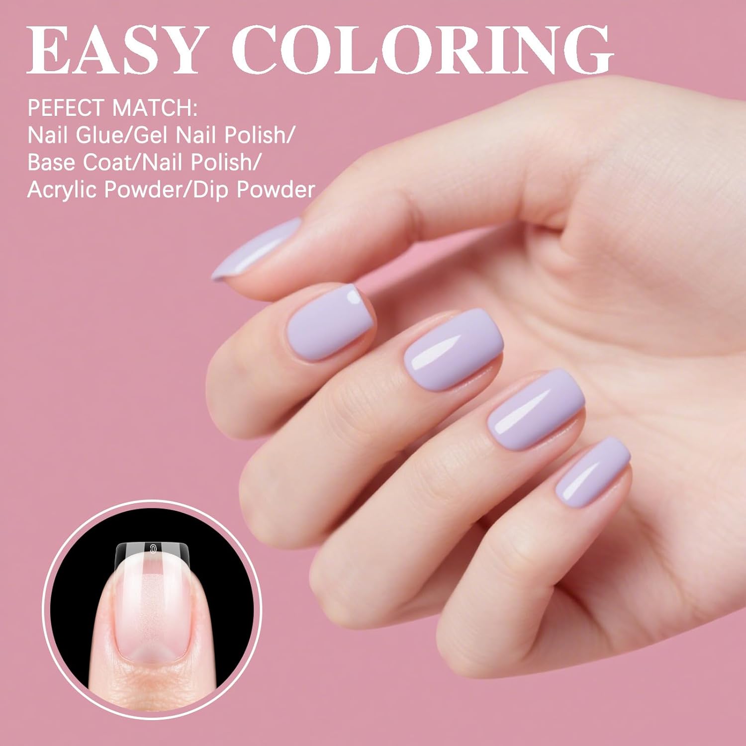 Extra Short Square Nail Tips, SSWSBYKE Gel Acrylic Nail Tips for Full Cover Pre-Shaped Fake Nails Tips Half Matte Press On Nails for Extension Home DIY Salon 300pcs 15 Sizes-Velvo Beauty