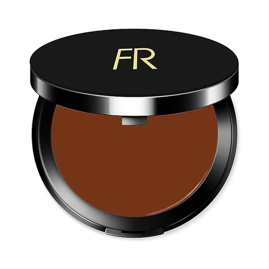Cream To Powder Foundation by Flori Roberts, Full Coverage for Women of Color or Deeper Skin Tones, Long Lasting Makeup, Matte Finish, Covers Uneven Complexion and Hides Imperfections, 0.30 oz-Velvo Beauty