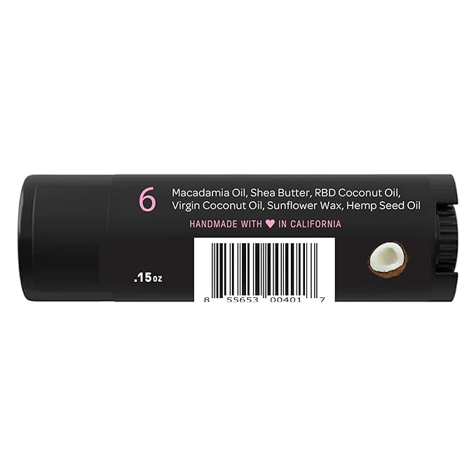 Natural Lip Butter Lip Balm - Original - Pure Enough to Eat - Made With Just 6 Vegan Ingredients - 100% Natural & Organic Moisturizing Lip Care for All Day Hydration (Single)-Velvo Beauty