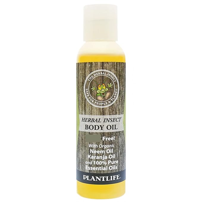 Plantlife Herbal Body Oil with Neem - Natural Aromatherapy - 4 oz-Velvo Beauty