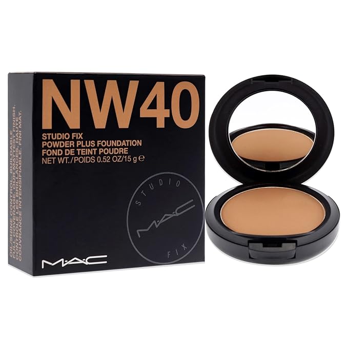 Mac Studio Fix Powder Plus Foundation Nw40 15gm/0.52 Oz-Velvo Beauty