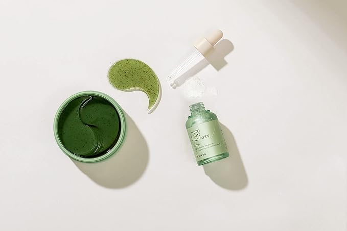 MIZON Phyto Plump Collagen Special Duo Set - Phyto Plump Eye Gel Patch & Serum Vegan Formula, Vegan Skincare Kit, Korean Skincare-Velvo Beauty