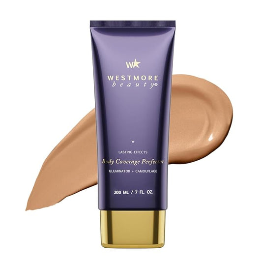 Westmore Beauty Body Coverage Perfector – Waterproof Leg & Body Makeup - Tattoo Cover Up Makeup - 7 Oz (Natural Radiance)-Velvo Beauty