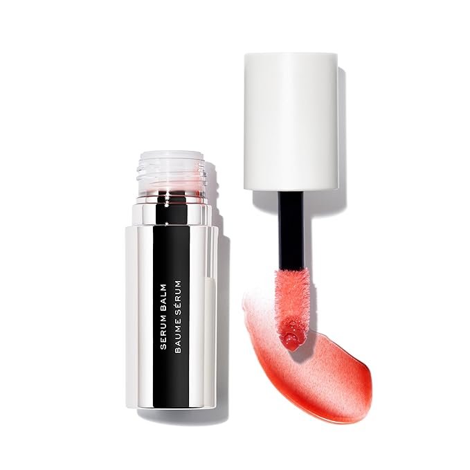 MAKE Serum Balm – Hydrating Lip Oil Treatment – Softening, Smoothing and Plumping Lip Cream – All Day Comfort, Gloss and Shine, Nude Nova 0.15 Oz-Velvo Beauty