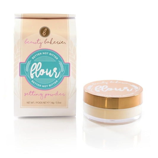 Beauty Bakerie Flour Setting Powder for Foundation, Loose Face Powder Makeup, Perfect for Oily Skin, Long-Lasting Matte Finish, Ideal for Baking and Blurring, 0.5oz, Cassava (Yellow)-Velvo Beauty
