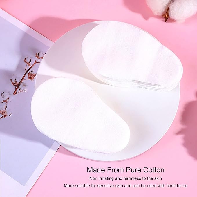 400pcs Disposable Eye Mask Paper, Moisturizing Pure Cotton DIY Sheet for Under Eye Dark Circles, Irritating DIY Eye Supplies-Velvo Beauty