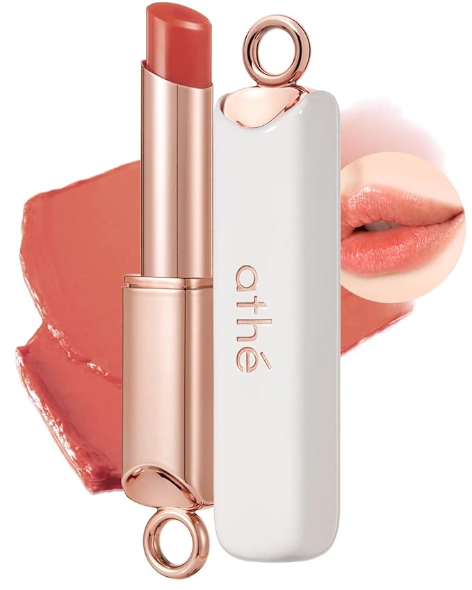 ATHÉ Authentic Lip Balm 09 INNOCENT (Tinted), Lightweight Wear & Plumping Lips without Stickiness, Moisturizing & Nourishing Plant-Based Vegan Chapstick for Dry, Petrolatum Free, Cruelty-Free-Velvo Beauty