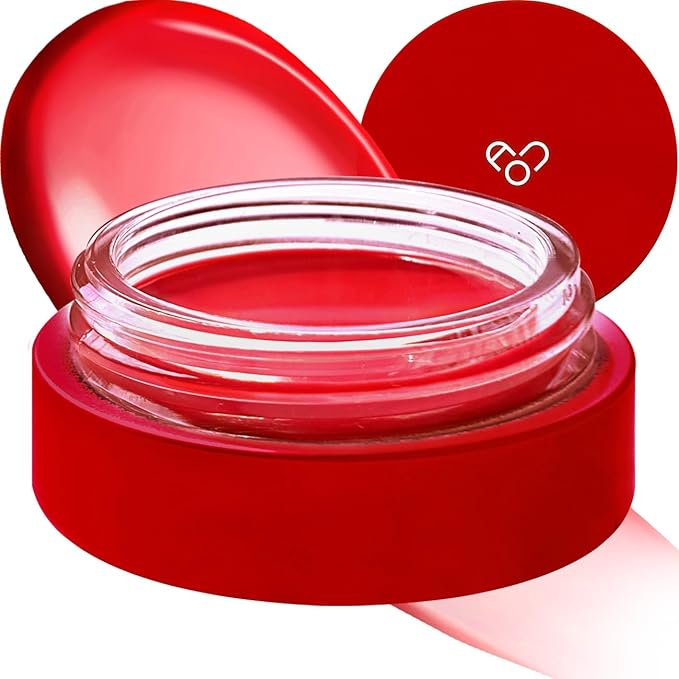 AOU GLOWY TINT BALM Tinted Lip Balm with Natural Gloss Instant Hydration for Chapped Lips 0.12Oz (04 Cherry Balm)-Velvo Beauty
