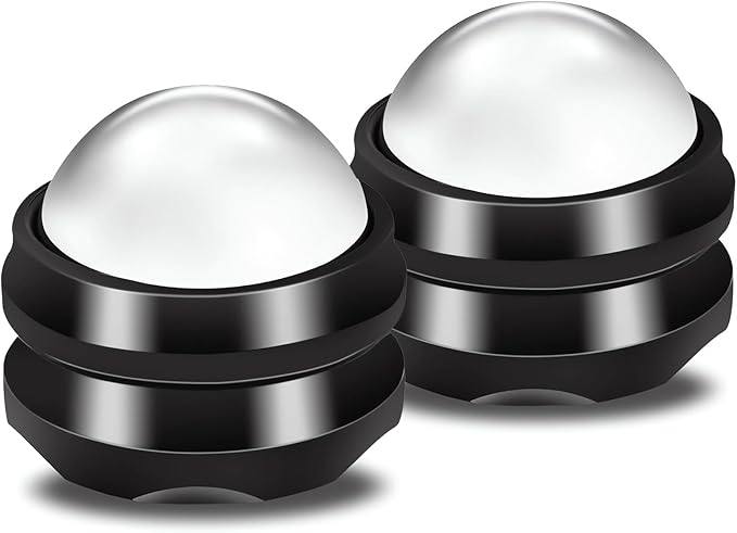 2-Pack Cryosphere Cold Massage Roller Ball,Manual Massage Ball for Heat and Ice Therapy,Self Massage Tool for Reliefs Muscle Pain,Decrease Inflammation,Reduces Stress¡­-Velvo Beauty