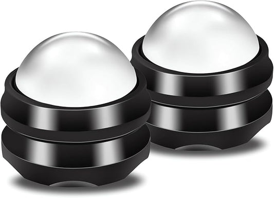 2-Pack Cryosphere Cold Massage Roller Ball,Manual Massage Ball for Heat and Ice Therapy,Self Massage Tool for Reliefs Muscle Pain,Decrease Inflammation,Reduces Stress¡­-Velvo Beauty