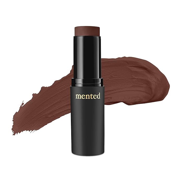 Mented Cosmetics Foundation Stick, Contour Stick, Or Concealer Stick for Dark Skin, Foundation for Black Women Makeup Stick, Dark Contour Stick, Stick Foundation Makeup Vegan and Cruelty Free, D30-Velvo Beauty