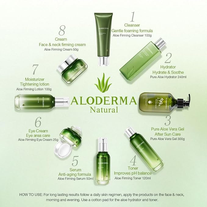 Aloderma Aloe Firming Eye Cream Made with 70% Organic Aloe Vera - Natural Daily Hydrating Eye Cream with Jojoba, Hyaluronic Acid, & Organic Aloe - Reduce Signs of Aging, Fine Lines & Wrinkles, 25g-Velvo Beauty