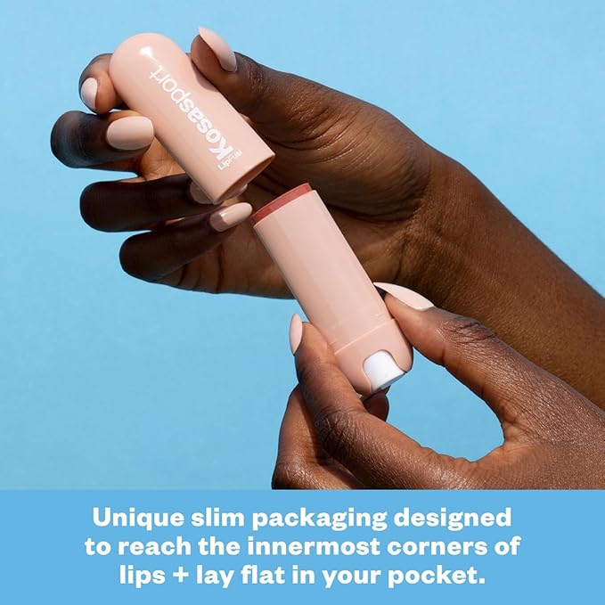 Kosas Lipfuel Hyaluronic Active Sport Lip Balm - Hydrates, Energizes and Protects - Natural Lip Treatment and Care (Flow)-Velvo Beauty