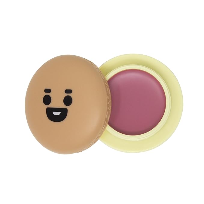 The Crème Shop | BT21 Baby - SHOOKY Macaron Lip Balm - Brown Sugar Milk Tea (Mauve Tinted)-Velvo Beauty