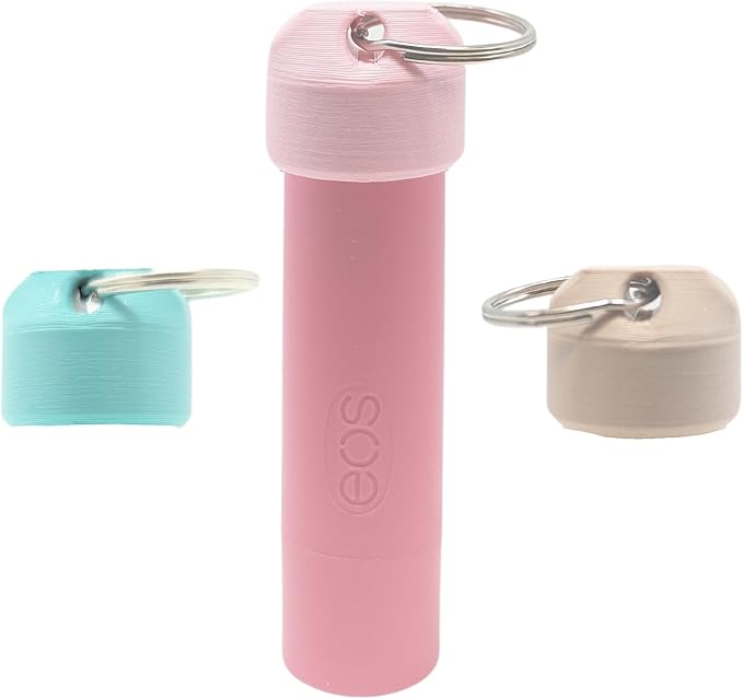 Keychain Holder EOS Lip Balm Stick (Keychain Only) - Travel Size Lip Balm Chapstick - Healing Stick - Made in USA-Velvo Beauty