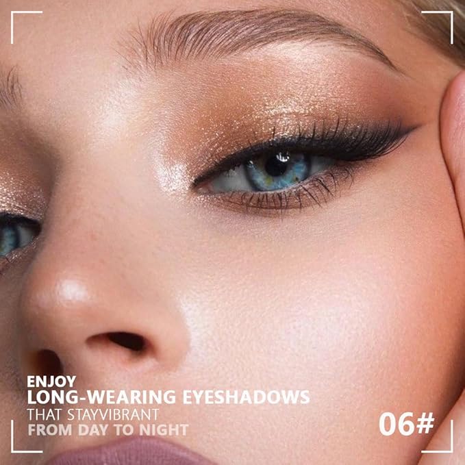 4 Colors Dark Brown Nude Pink Eye Shadow Powder Palette Makeup, Neutral Matte Shimmer Cream Quads Eyeshadow Palette for Women Highly Pigmented Waterproof, paleta de sombras de ojos, Vegan, 06-Velvo Beauty