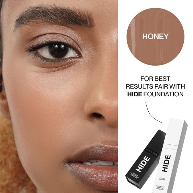 HIDE Liquid Concealer, 0.5 fl. oz. - Honey, Unisex Skin Foundation Concealer-Velvo Beauty