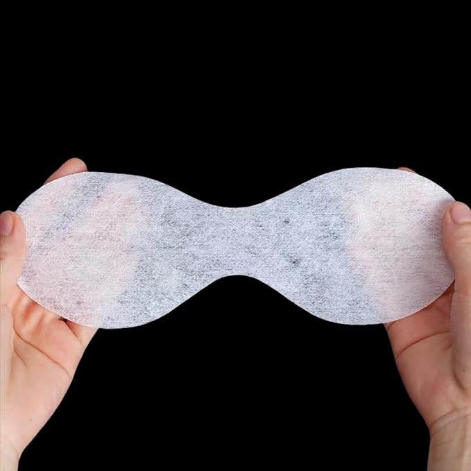 400 Sheets Disposable Eye Mask Paper, Non Woven DIY Eye Paper, Cotton Spa Eye Pads for Facials, Disposable Eye Pillow Covers Moisture Retention-Velvo Beauty