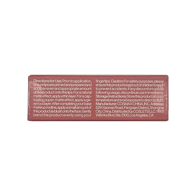 ITY Velvet Matte Finish Lip Stain-Mousse Textured Lip Clay, Nude Shade, Conceals Lip Lines, Rich Pigment Lip Tint Lipsticks, 0.14 oz (4g) in Petal-Velvo Beauty