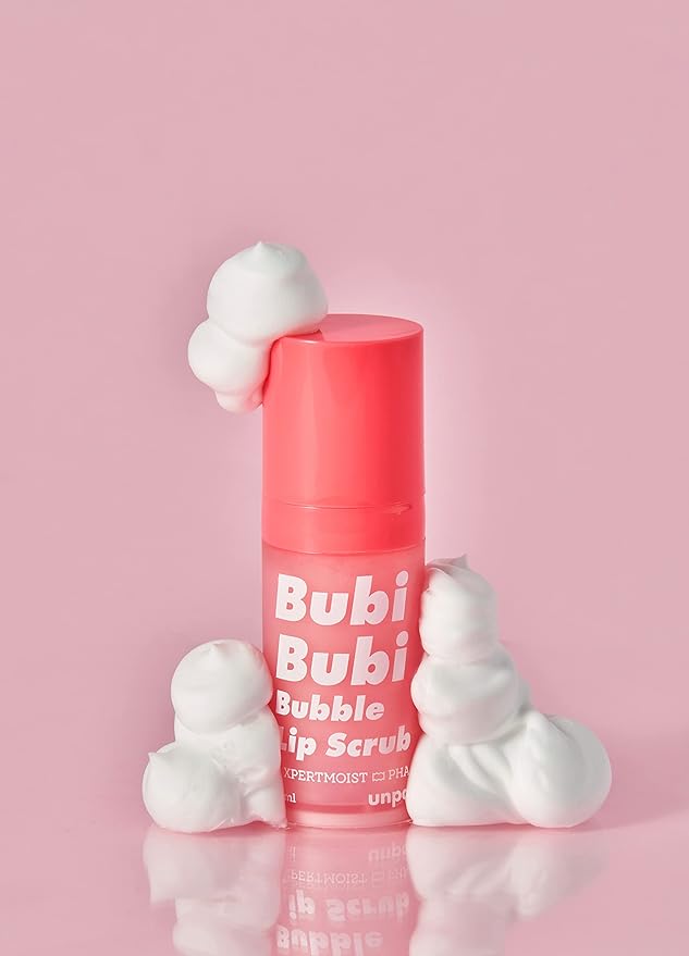 UNPA Bubi Bubi Bubble Lip Scrub, Quick and Easy Exfoliation with Soft Bubbles, Effectively Remove Dead Skin-Velvo Beauty