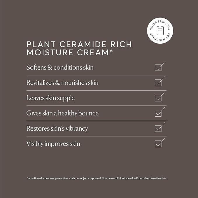 Naturium Plant Ceramide Rich Moisture Cream, Hydrating & Anti-Aging Skincare, 1.7 oz-Velvo Beauty
