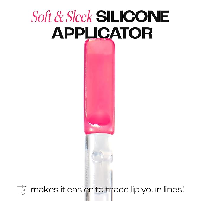 Rouge Star Plumping Lip Tattoo (0.17 oz) - 72-HR Long Lasting Waterproof Peel Off Lip Stain - Transfer-Proof, Non -Sticky Hydrating Matte Lip Tint Tattoo (Pop Pink)-Velvo Beauty