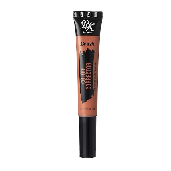 Ruby Kisses HD Concealer & Foundation Flawless Full Cover Brush Face Makeup (Natural Orange Corrector)-Velvo Beauty