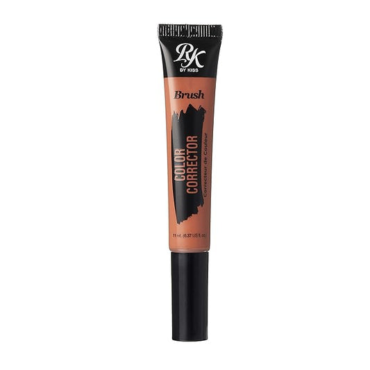 Ruby Kisses HD Concealer & Foundation Flawless Full Cover Brush Face Makeup (Natural Orange Corrector)-Velvo Beauty