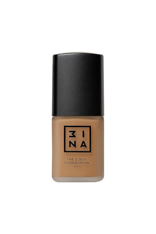 3INA The 3-In-1 Foundation 218 - Vegan Formula - Combination Of Primer, Concealer And Foundation - Medium Coverage - Natural Finish - Perfect For Covering Lines And Blemishes - Long Lasting - 1.01 Oz-Velvo Beauty