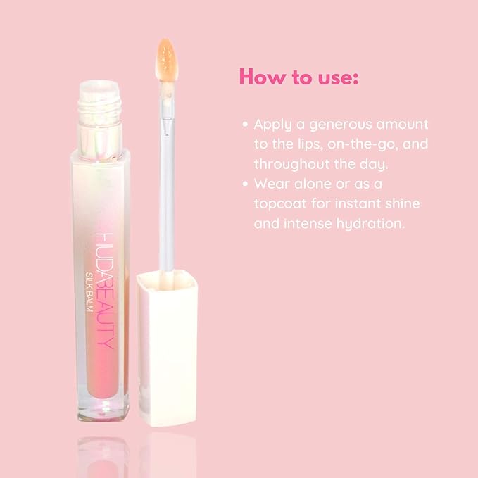 HUDA BEAUTY Silk Balm Hydrating and Nourishing Lip Balm Blush-Velvo Beauty