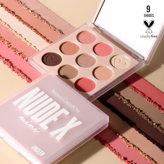 Beauty Creations NUDEX COLLECTION Eyeshadow Palette (UNSEEN MINI)-Velvo Beauty