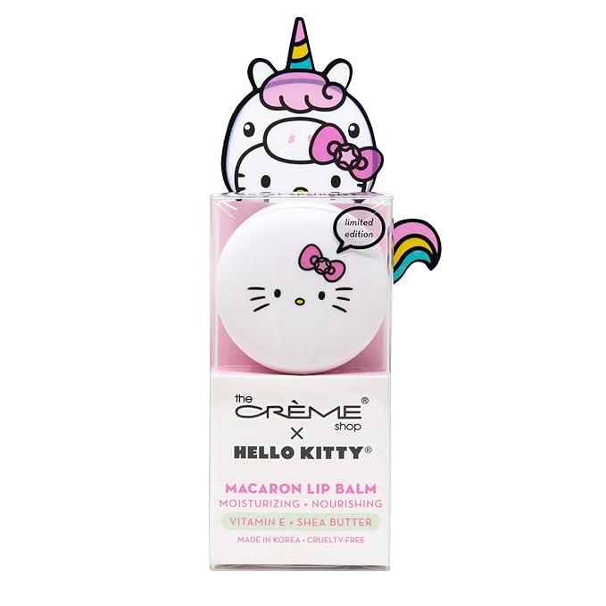 The Crème Shop x Hello Kitty Macaron Lip Balm - Sweet Sprinkles-Velvo Beauty