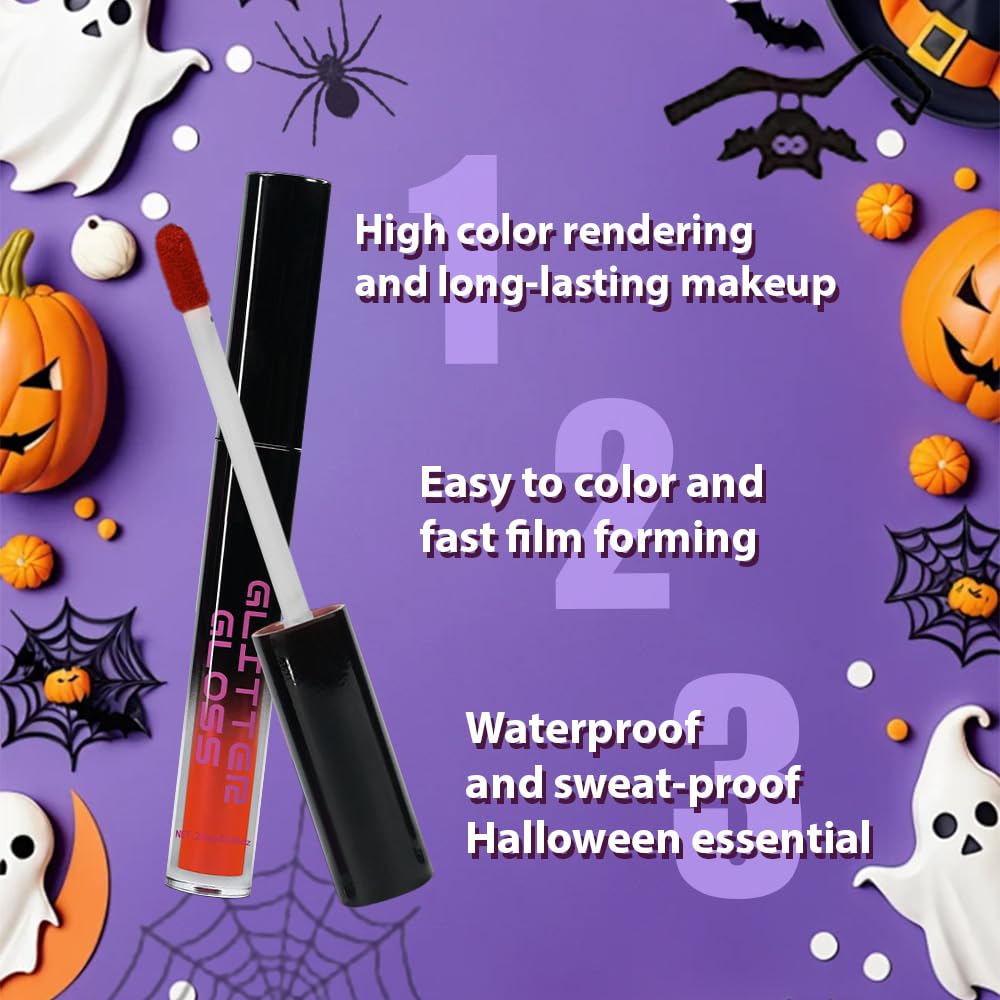 Red Matte Lipstick for Women,Liquid Lipstick,Long Lasting Waterproof Lightweight Comfortable Non-Drying Bold Dark Lip Gloss for Gothic Stage Makeup,Cruelty Free-Velvo Beauty