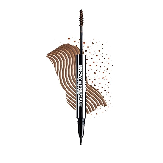 Sacheu Brow & Freckle STAY-N Tinted Eyebrow Gel & Faux Freckle Pen — 2-in-1 Longwear Water Resistant Brows Tint, Cruelty-Free & Vegan, Caramel Latte-Velvo Beauty