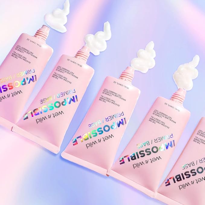 wet n wild Prime Focus Impossible Primer, Clear, Hydrating Matte Finish, 0.84 Fl Oz-Velvo Beauty