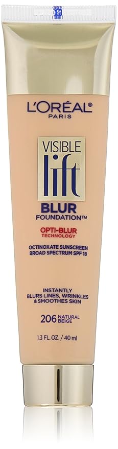 L'Oréal Paris Visible Lift Blur Foundation, Natural Beige, 1.3 fl. oz.-Velvo Beauty