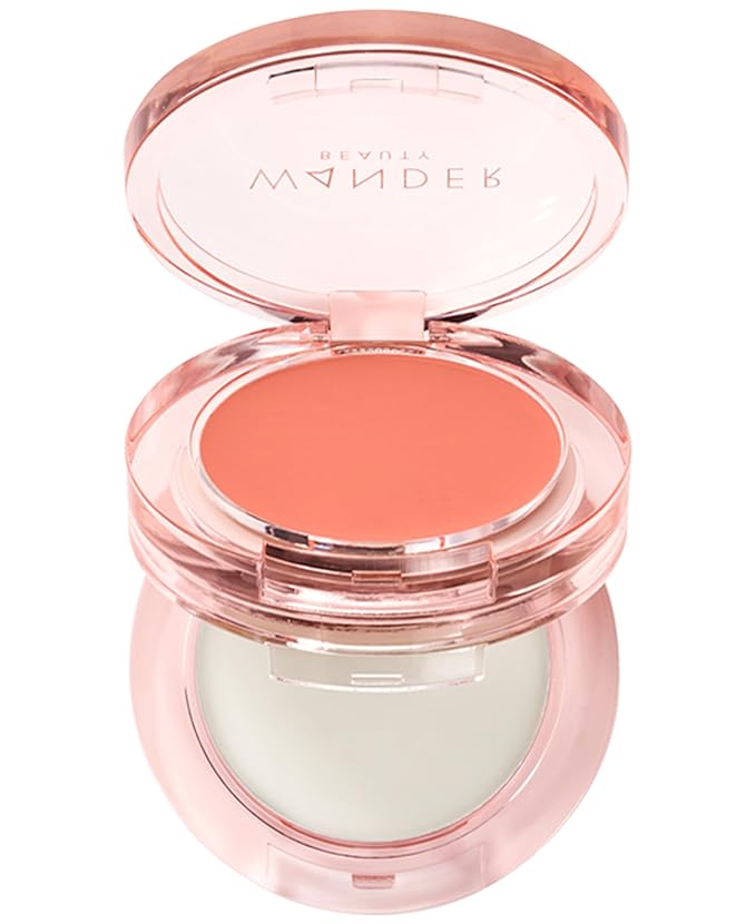 Wander Beauty Double Date Lip & Cheek - Suite Talker/Swipe - 4-in-1 Cream Blush & Lip Tint - Blush, Lip Moisturizer, Lip Balm & Eye Gloss- Multitasking Eye, Cheek & Lip Makeup With Green Tea - 0.07 oz-Velvo Beauty