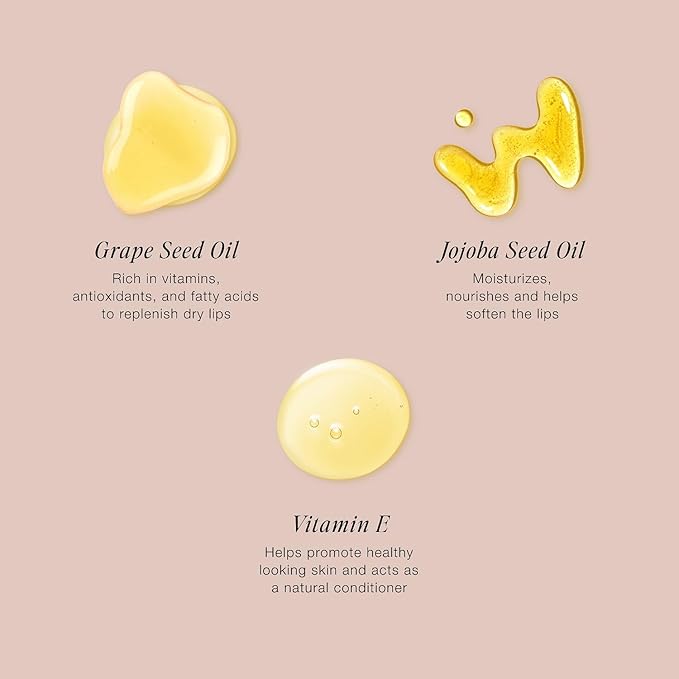 Jouer Essential Tinted Hydrating Lip Oil Gloss – Moisturizing Dry Lip Treatment Serum - Fragrance Free Tinted Lip Oil - Jojoba Seed Oil and Apricot Oil Formula-Velvo Beauty