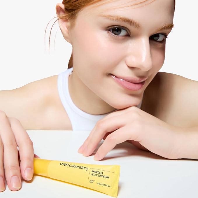 CNP Propolis Jelly Lipcerin™ - 01 Honey Cake, Hydrating Lip Balm & Gloss with Manuka Honey + Hyaluronic Acid, Korean Skincare, 0.3 fl.oz.-Velvo Beauty