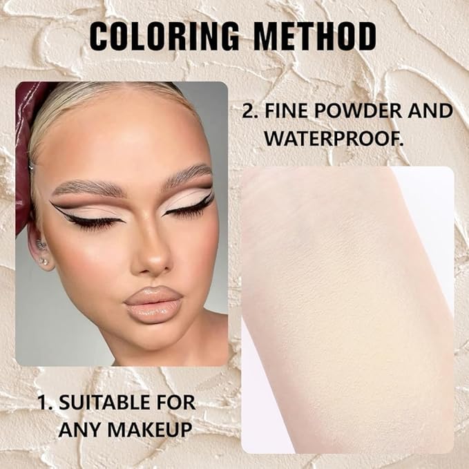 evpct Matte Nude Beige Mini Single Eyeshadow Palette, French Anilla Nude Natural Cream Matte Eye Shadow Palette Makeup Singles for Older Women Eyes, High Pigment Long Lasting Monochrome Eyeshadow-Velvo Beauty