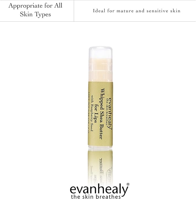 evanhealy Whipped Shea Butter for Lips | Organic Red Raspberry Seed Oil, Beeswax, & Argan Oil | Moisturizing Lip Balm (3 Pack)-Velvo Beauty
