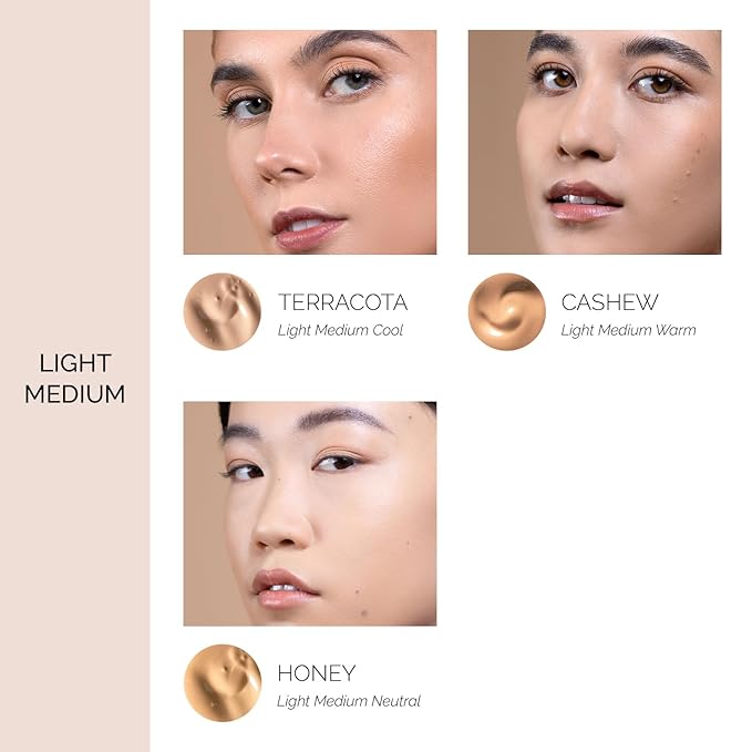 OFIR Skin Satin Medium Coverage Foundation | Lightweight Foundation Makeup with Vegan Formula | Blue Light Protection & Non-Creasing for Long-Lasting Wear | 1 FL OZ (Barley - Light Cool)-Velvo Beauty