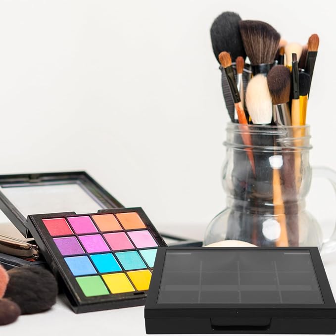 Beaupretty Empty Lip Palette Eyeshadow Makeup Palette Empty Eyeshadow Palette Empty Make Up Container Palette for DIY Cosmetics Lipstick Blush Powder-Velvo Beauty