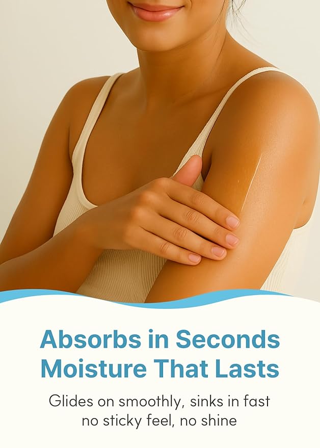 Derma B | Daily Moisture Body Oil | 99% Natural Argan & Sweet Almond Oil | Shower Oil for Dry Sensitive Skin | Light & Long-Lasting Hydration | Skin Body Care Oil with Peach Scent | 6.78 fl oz (200ml)-Velvo Beauty