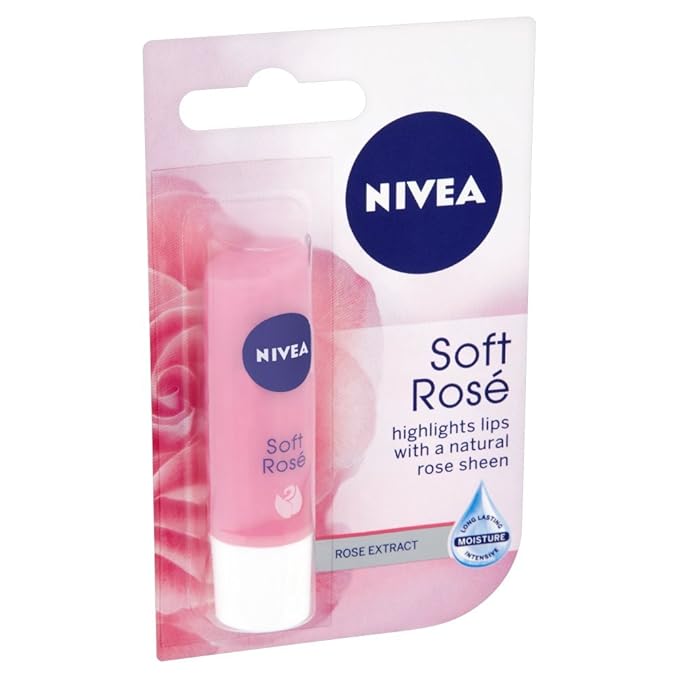 Nivea Lip Soft Rose Blister Pack-Velvo Beauty