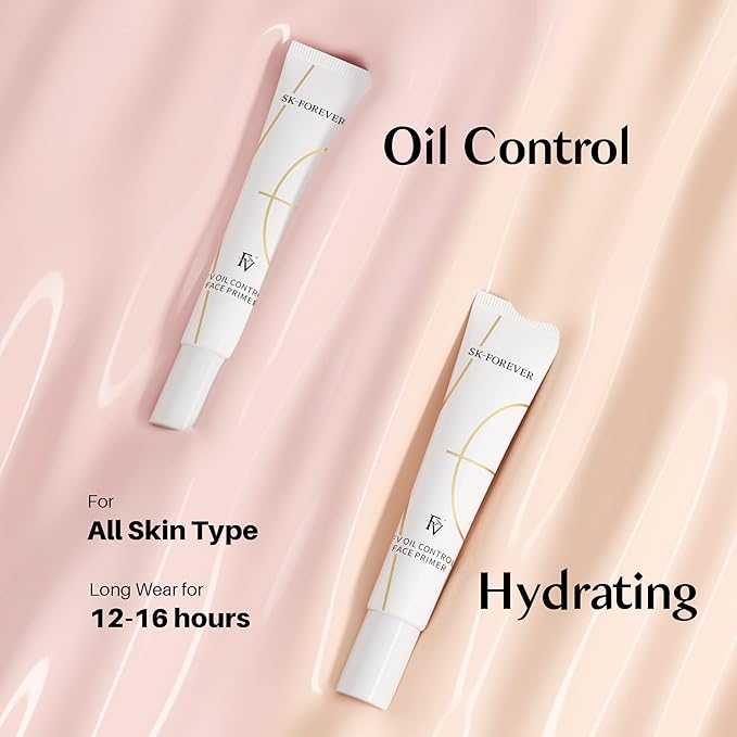 FV Primer, Hydrating Foundation Primer for All Skin Tones with Natural Looking Without Creasing, Smudging, or Fading, Hydrate Moisturizes Makeup Face Primer 1 Fl Oz(30ml)-Velvo Beauty