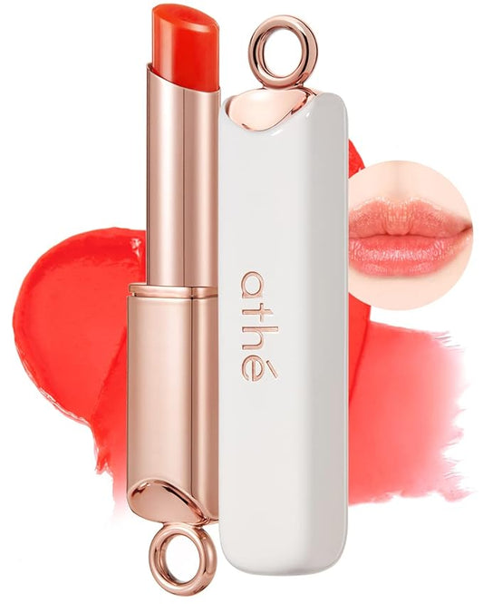 ATHÉ Authentic Lip Balm 03 AWESOME (Tinted), Lightweight Wear & Plumping Lips without Stickiness, Moisturizing & Nourishing Plant-Based Vegan Chapstick for Dry, Petrolatum Free, Cruelty-Free-Velvo Beauty